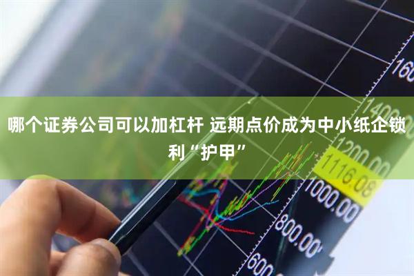 哪个证券公司可以加杠杆 远期点价成为中小纸企锁利“护甲”